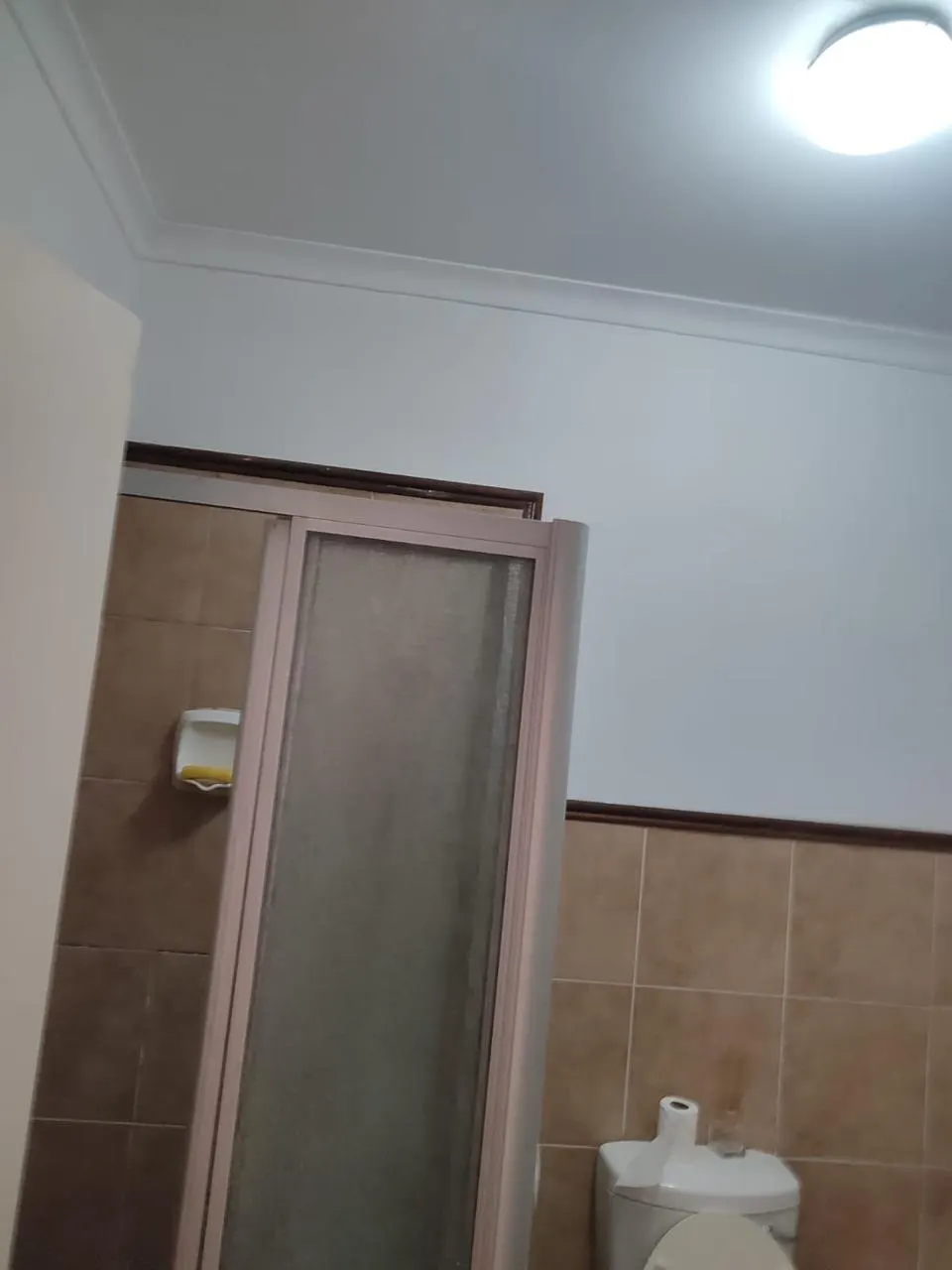 Bathroom shower door refit
